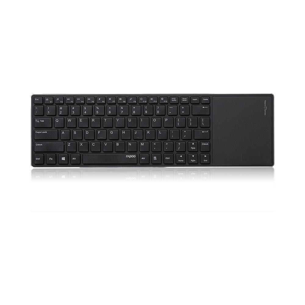 E2800P, RF Wireless, QWERTY, Universale, Nero, Alluminio, Monotono - Foto 1